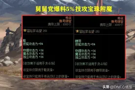 DNF：5%技攻附魔来了？舅舅党爆料23年金秋宝珠，鞋子和腰带属性图片
