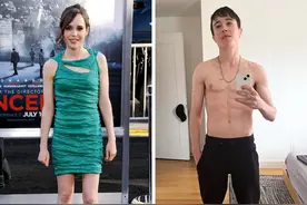 好莱坞昔日女神变小伙，10岁拍戏33岁变性成为男人，光膀子秀肌肉图片