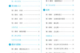 六年级数学《同步课时练》人教版下册，寒假提前收藏开学用图片