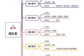 一张图看懂各种维生素（健康顺口溜）图片