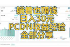 每天睡后收入30元！京东云、星际比特，打工人的PCDN折腾经验分享图片