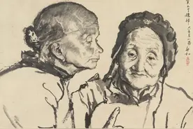 他笔下那感动半个世纪的水墨人物，现在看依然动人图片