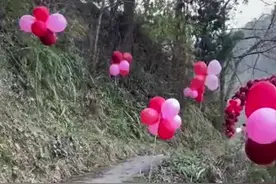 （视频）@太原人，别样的婚礼！新郎布置超长气球路迎娶新娘，妹妹：哥哥很用心，想给嫂子一个惊喜图片