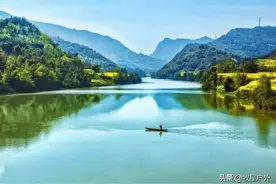 平羌三峡——醉美大回湾，倒映油菜花，再挖折耳根图片