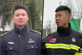 消防员与民警的节日梦幻联动图片