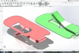 用SolidWorks绘制一个钣金弹簧片图片