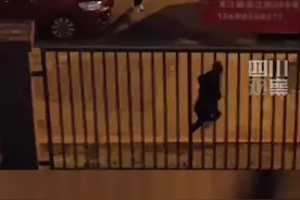 两男子深夜追赶推倒女子被学生高喊吓退，警方回应图片