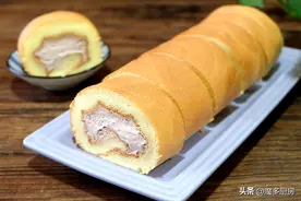 小烤箱做蛋糕卷简单又省事，配方特别好记，我们叫它“小三卷”图片