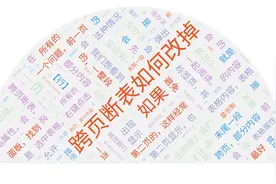 潇潇加油站（四十三）：Word中跨页断表如何改掉图片