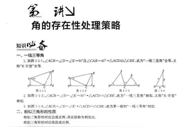 中考数学培优20个专题——角的存在性处理方法总结图片
