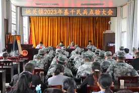 【国防教育】施甸县2023年基干民兵点验“进行时”图片
