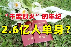 干柴烈火”的年纪，2.6亿人毅然选择单身？婚姻成一桩生意？图片