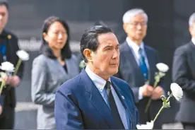 马英九眼睛手术后，恢复原来的英俊潇洒面貌，大陆行为台湾加分图片
