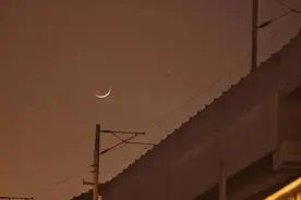 又现异象，古人：金星合月预示不祥图片