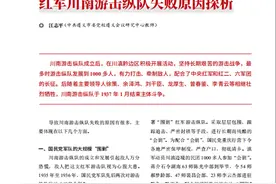 【红色文化】红军川南游击纵队失败原因探析‖江志平图片
