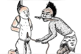 中国妖怪故事：可怕的抽肠鬼图片
