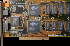 主播改造27年前初代Voodoo显卡：成功将显存从4MB升级到6MB图片