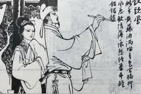 八十年代爱情连环画《钗头凤》图片