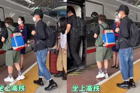 61岁刘德华乘高铁出行，着装低调接地气，拍沿途风景直呼想家图片