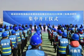 总投资92亿元！杨凌示范区2022年第二批重点项目集中开工图片