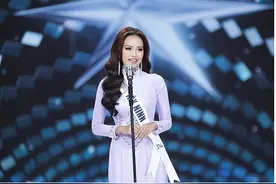 越南2022年第一美女出自农村，父亲去世，母亲一人带大三姐弟图片