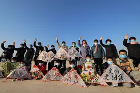 河北平乡：纸鸢飞舞庆冬奥图片