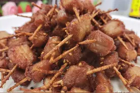 外酥内嫩、酥香可口的牙签肉，方法和技巧分享给大家，孩子爱吃图片