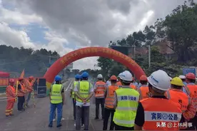 困扰 上林 宾阳两县居民出行南宁好久的‘古漏关’桥通车图片