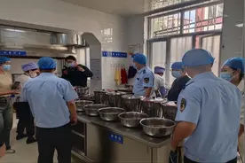 直击学校后厨！ 宁夏灵武“随机查餐厅”再出击图片