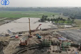 驻津央企承建“一带一路”项目 这一大桥铁路连接线项目取得新进展图片