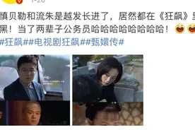 《甄嬛传》里的她和他，竟然在《狂飙》重逢了！图片