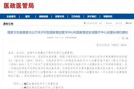 重磅！国家重症医学中心和国家重症区域医疗中心设置标准发布图片
