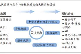 青少年特发性脊柱侧凸患者冠状面压力变异与冠状面失衡的关系图片