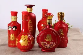 烫金烤花玻璃酒瓶多功能、多应用图片