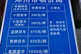 车辆年检价格图片