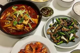 女孩头次去湖北男友家，晒婆婆做的三菜一汤走红，网友：分手吧图片