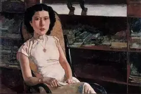 花了6000万买下徐悲鸿的《珍妮小姐画像》，这幅画有什么故事吗？图片