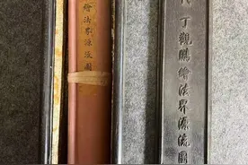 旧藏、清代 丁观鹏精品绢本（法界源流图）又名（千佛图）图片