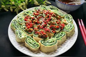 春天的“天然养肝菜”，搭配豆皮卷一卷，蒸一蒸，减脂又解馋！图片