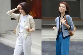 “阔腿裤”怎样穿才时髦？搭配师注意这4点，闺蜜都夸你有品味图片