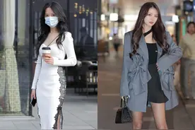 成都女生是真会穿，“丝袜”与鞋子搭配时髦有女人味，又美又飒图片