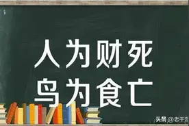 民间故事：人为财死，鸟为食亡图片