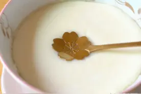 冬天最适合吃姜炖奶，一碗下肚全身都暖和了，滑溜溜，软嫩嫩图片