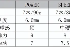 「VICTAS」SWAT SPEED和POWER的区别图片