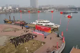 让“黄金水道”更便捷 京杭运河扬州段现代航运整治工程“最后一段”开工图片