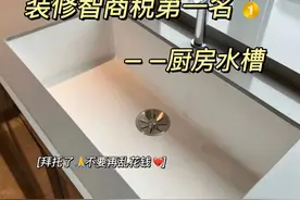 换了3次洗菜盆，我终于明白了不锈钢水槽和石英石水槽的区别图片