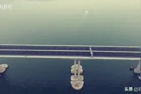 跨海大桥的桥墩是怎样打入海底的，实拍施工过程，看完明白了图片
