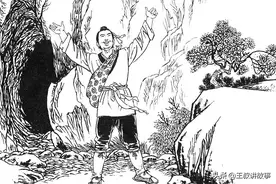 民间故事：男子救乌龟，大难临头时，乌龟说：躲进棺材可救你一命图片