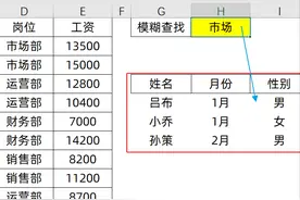 不需写代码，Filter函数公式，制作模糊查询器图片