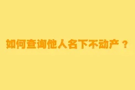 手把手教你查询他人名下不动产图片